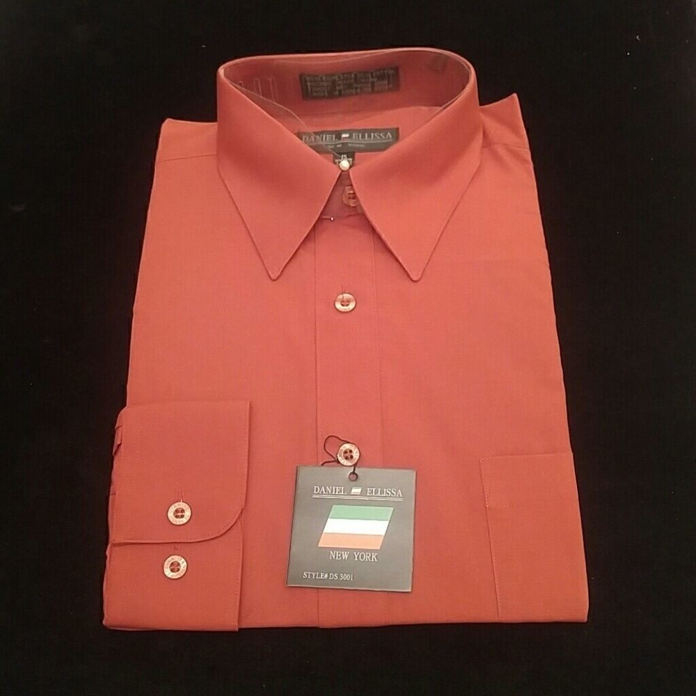 MEN'S BASIC FULL CUT DRESS SHIRT BY DANIEL ELLISSA
